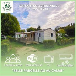 Séjour Normandie - Mobilhome premium 2ch-4p avec clim-TV-WiFi et lave-linge dans l'Eure - 405