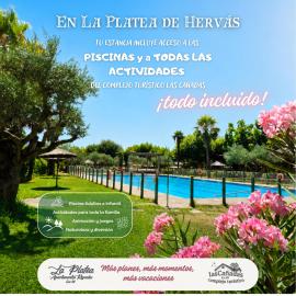 Aptos La Platea - Piscinas - Actividades Diarias - Pistas Deportivas, hotel em Hervás