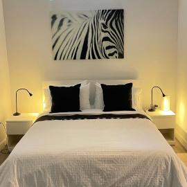 Modern Zebra Suite With Sauna Near Niagara