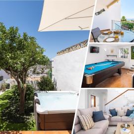 Casa Alborán with Jacuzzi, Billiard, BBQ and Sea View