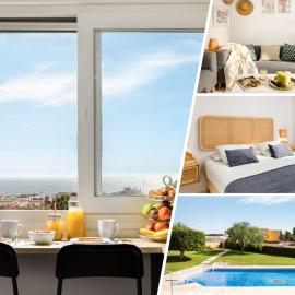 Gran Sol 3BR - Sea View - AC & Wifi - 10 min to Beach