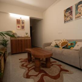 2BHK Ira Stays Aesthetic Living with BalconyView