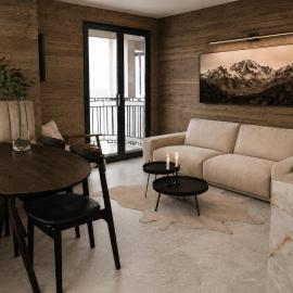 Jardin d'hiver A #1Bis - 5 guests - Ski in - Ski out, ξενοδοχείο σε Mussillon