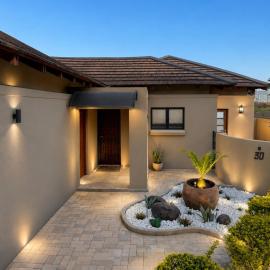 Stylish Riverside Home with Pool, Braai & Wi-Fi