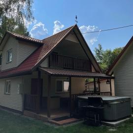 Dom nad Siemianówką do 12 osób jacuzzi, Hotel in Łuka