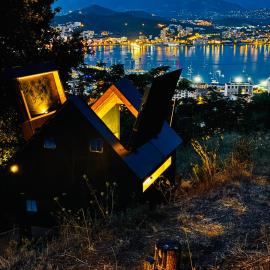 AJACCIO, Dormir sous les étoiles, cabanon à toit ouvrant, vue mer et montagne, khách sạn ở Ajaccio