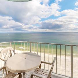 Twelfth-Floor Getaway with Sweeping Gulf Views Shared Pool Hot Tub Beach Access