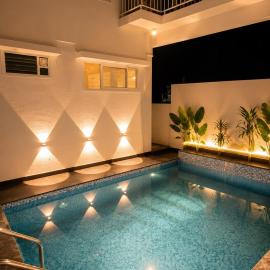 Luxurious boho pool villa nandi hills