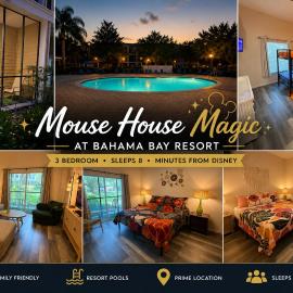 Mouse House Magic Bahama Bay 3BR Sleeps 8, hotel u gradu 'Kissimmee'
