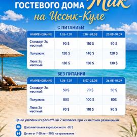 Гостевой дом Мак на Иссык-Куле