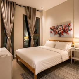 Luxury 1BHK flat in Bosher - Garden & City View