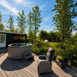 Hjartarstaðir Private Country Retreat with Hot Tub