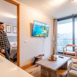HOM I 1D1B, Calefaccion Central, Piscina temperada, WiFi, Estacionamiento