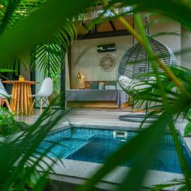 Sombra Bungalow, AC and Plunge Pool near Arrecife, hotel Punta Uvában