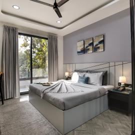 BedChambers Serviced Apartments, Golf Course Road, Gurgaon, hotel in Gurgaon