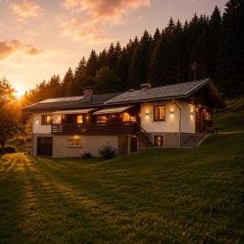 Bergpanorama-Hütte in Alleinlage โรงแรมในGuttaringberg