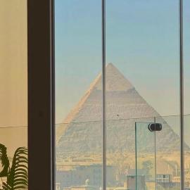 Eyes of horus pyramids view
