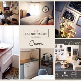 LE COCOON Saint Lô - Appartement privé tout équipé - Haras - Parking gratuit - Entrée autonome - Wifi - Netflix - Baignoire - Lave-linge - Lit Queen Size 160cm & canapé-lit 140cm - Jusqu'à 4 personnes, hotel a Saint Lo