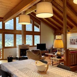 Cozy chalet Anniviers with fireplace and view