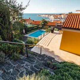 Piran में, होटल Piran Panorama Pool Villa