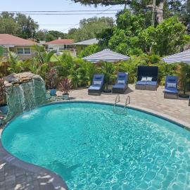 Palm Paradise Waterfall Oasis by Clearwater Beach, hotel sa Clearwater