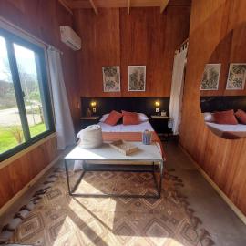Madera y sal Cabañas piriapolis