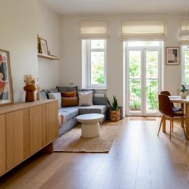 Historic Karaimai Street Balcony Apartment, Trakai, Lithuania