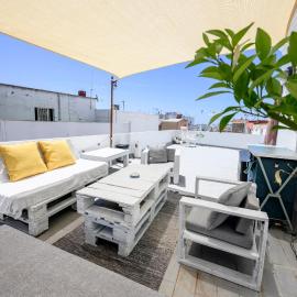 Family home in Barbate patio & Azotea