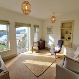 Island View apartment Bantham, 5 min walk to beach, hotel i Bantham