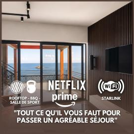 Le Panorama Private rooftop and sea view