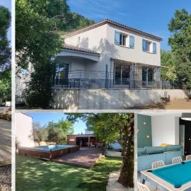 "l'Echappée Manora - Chênes & Clapas" - Maison Ardèche piscine