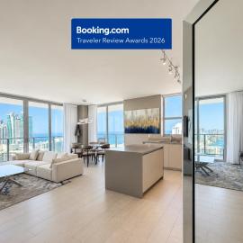 NO RESORT & PARKING FEES, CHECK DETAILS - HYDE BEACH HOUSE RESORT - MILLION APARTMENT 2bd 2ba, DIRECT OCEAN VIEW, 1 MIN FROM BEACH, 6 GUESTS