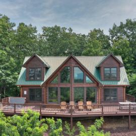 Champagne Chalet MTN Views Hot Tub Secluded