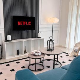 Modern European Terrace House for Family Stay with Free WiFi & Netflix near Taiping Lake Garden Zoo