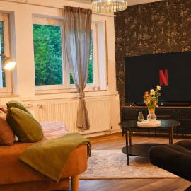 Pearl Apartment mit 3 Betten und 2 Parkplätzen nahe der Messe