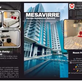 Mesavirre Garden Residences Tower B Studio Unit, hotel v destinácii Bacolod