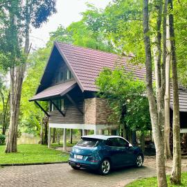 Cottage upon Tyne คอทเทจริมธาร - Woodland Cabin for 6