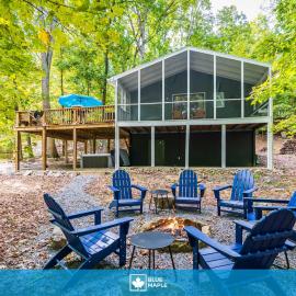 Modern w Fire Pit Deck, Grill & Hot Tub