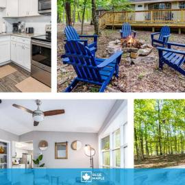 Cozy & Modern w Hot Tub, Fire Pit, Grill & Pond, hotel in Morton Grove