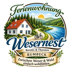 Ferienwohnung Wesernest, Hotel in Hessisch Oldendorf