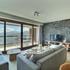 ARC 1600, Résidence Premium LE RIDGE, Appartement 08 personnes Vue Montagne - Ski aux pieds - Sauna, Hammam, Piscine intérieure chauffée, Salle de sport & fitness