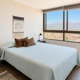 Amplio depto 2D2B con hermosa vista en Los Andes, hotel Los Andesben