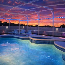Private Fenced Pool Home No Back Neighbors Disney, отель в Орландо