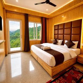 The Amber Retreat - Best Property In Mussoorie #Luxury Rooms #Balcony #Parking #Budget Friendly #Mountain View #Restaurant #Couple Friendly, hotel Mussooriében