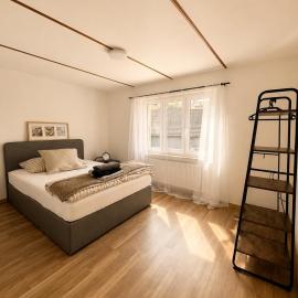 Modern apartment with alpine panorama
