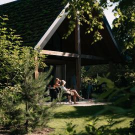 Bos Villa met Hottub | 6 personen - Resort Valley, hotel v destinácii Wekerom