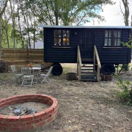 The Woodland Hideout Shepherd's Hut - Farm Stay