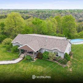 80 Acres, Pool, Game room with Ping Pong & Billiards!