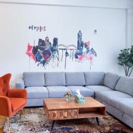 Walk to Attractions Modern Loft with Private Patio