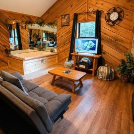Mountain-View Cabin Hot Tub, Fire Pit & Jacuzzi